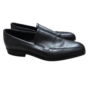 Ecco Mens Leather size 47 Slip on Black shoes US size 13 formal casual business